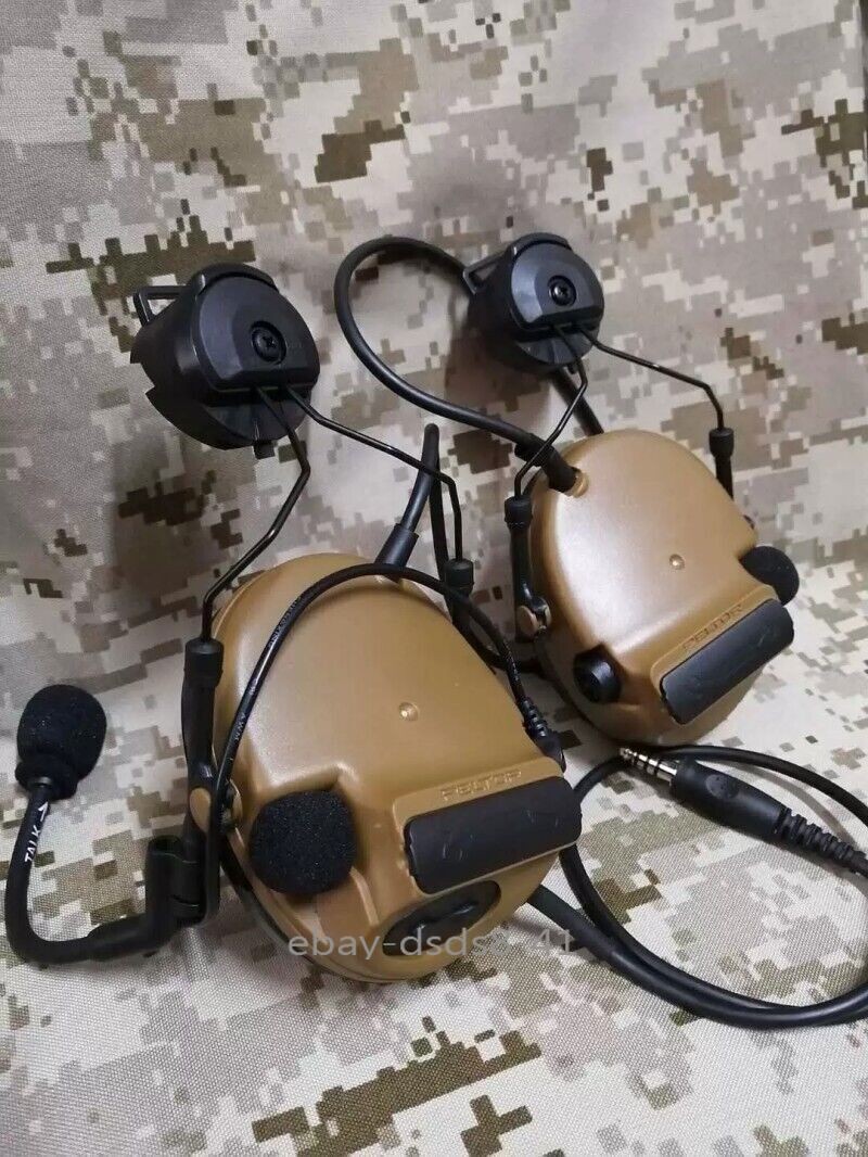 TCA C3 Comtac-III Tactical Headset Helmet Ver. Noise Reduction Headphone