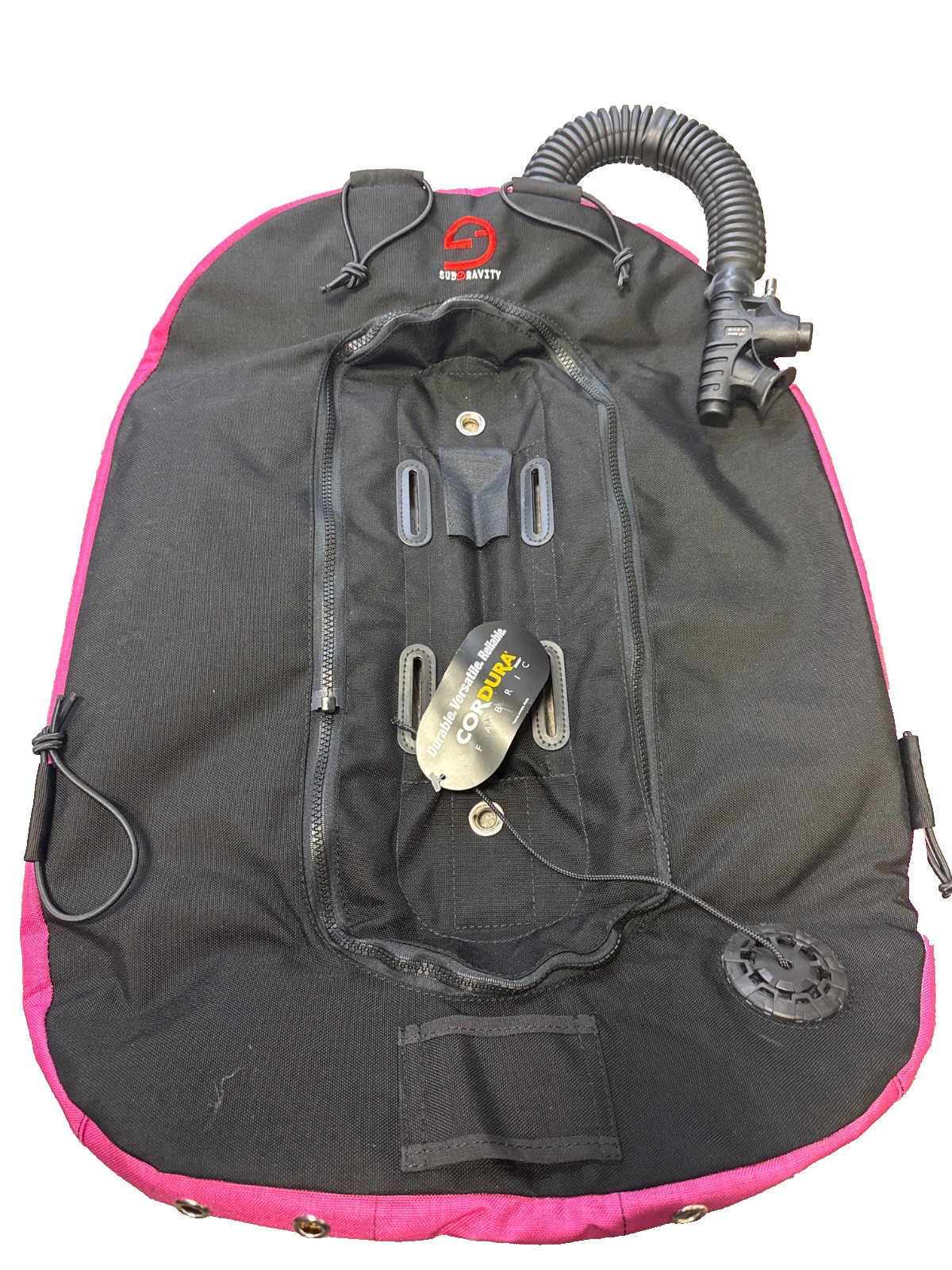 Sub Gravity Paragon BackPlate & Wing system 30# ADJ SS Pink, 0186