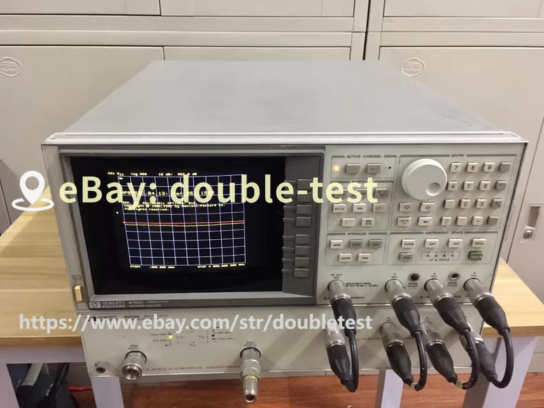 1 pcs used tested HP 8753C Network Analyzer 3GHz #dou
