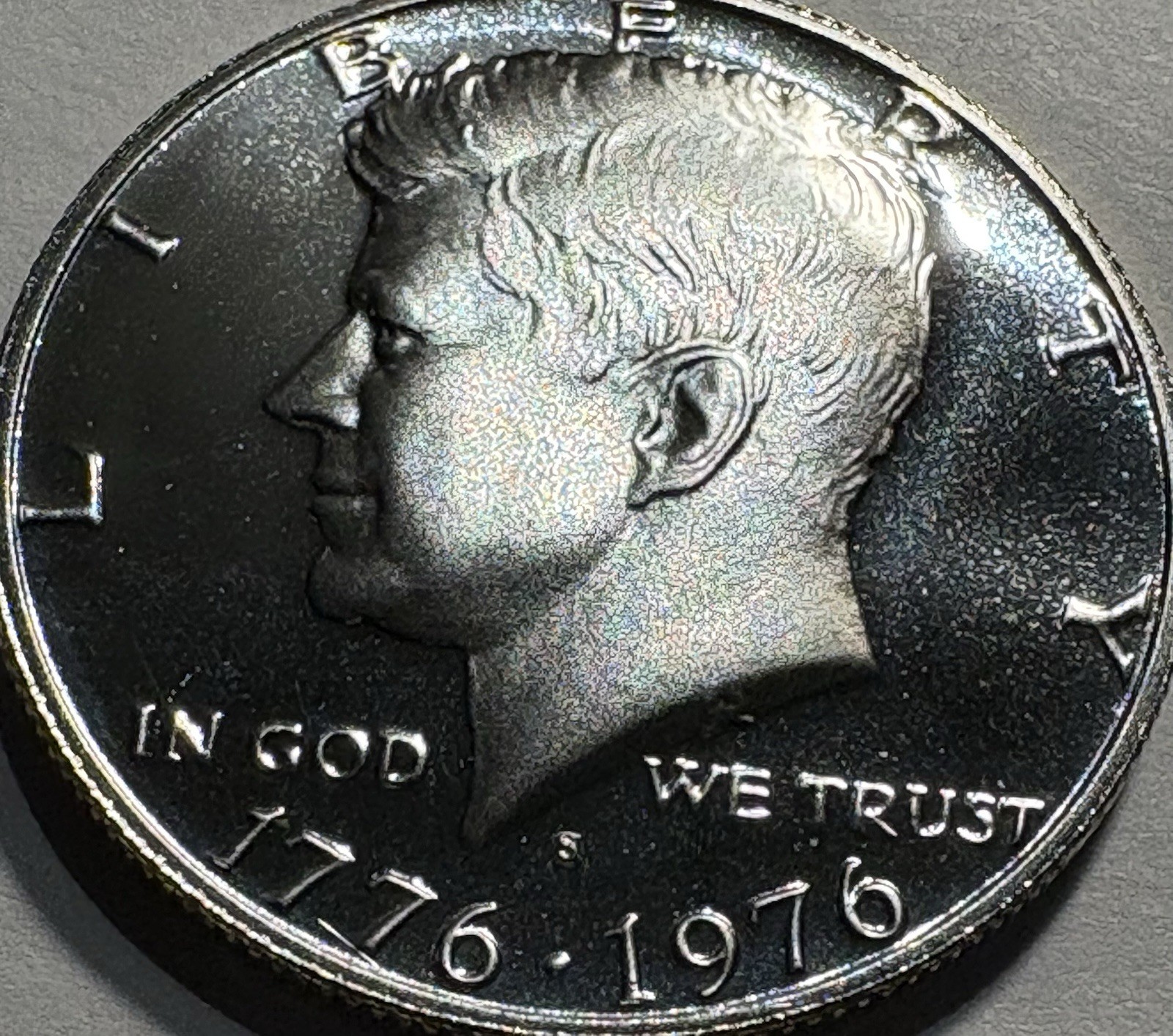 1976 S Kennedy Bicentennial Half Dollar Proof 40% Silver $0.50 US Coin