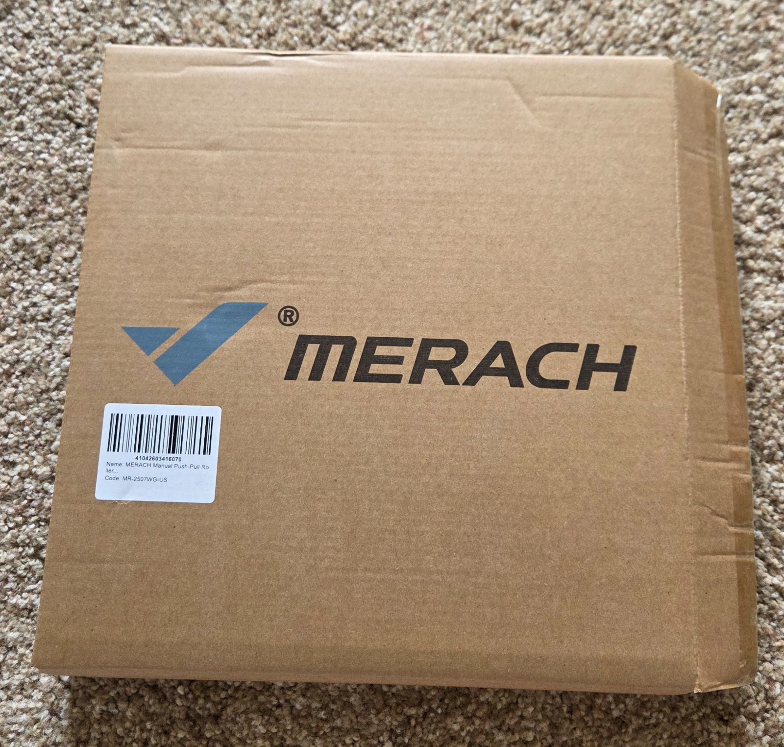 MERACH 2507 Manual Push Pull Roller Deep Tissue Massage Tool Ring, Green, NEW
