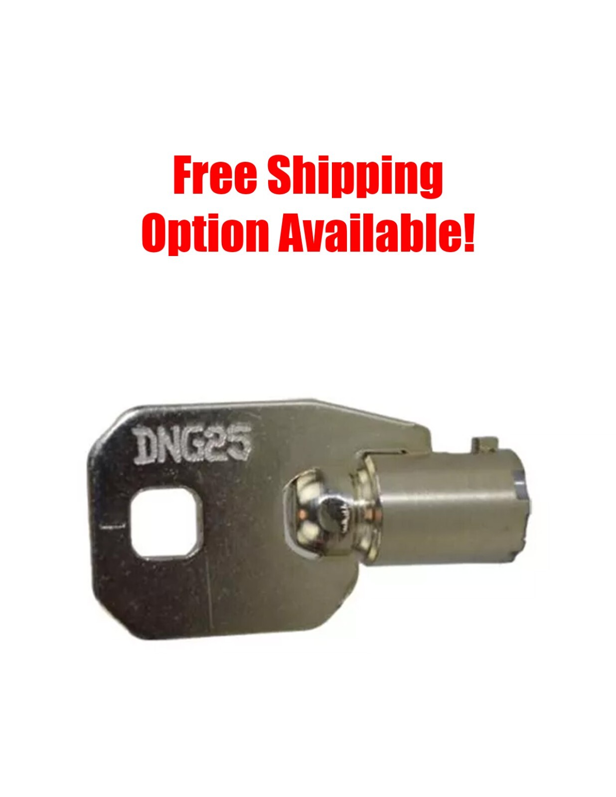 DIXIE NARCO SNACK or SODA VENDING MACHINE DNG25 KEY - New / Free Ship!