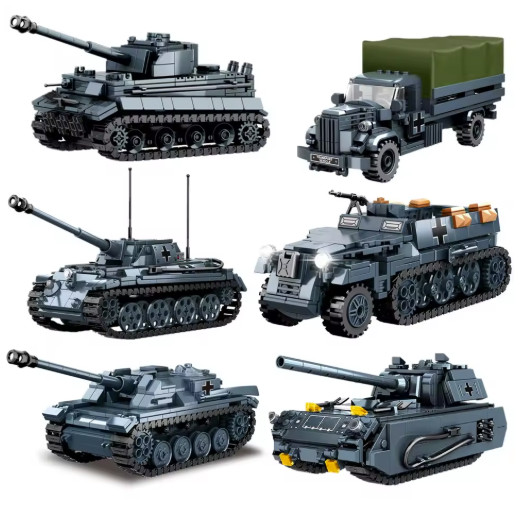 World War 2 Army Military Soldiers Armor Halftrack Main Station Tank Building