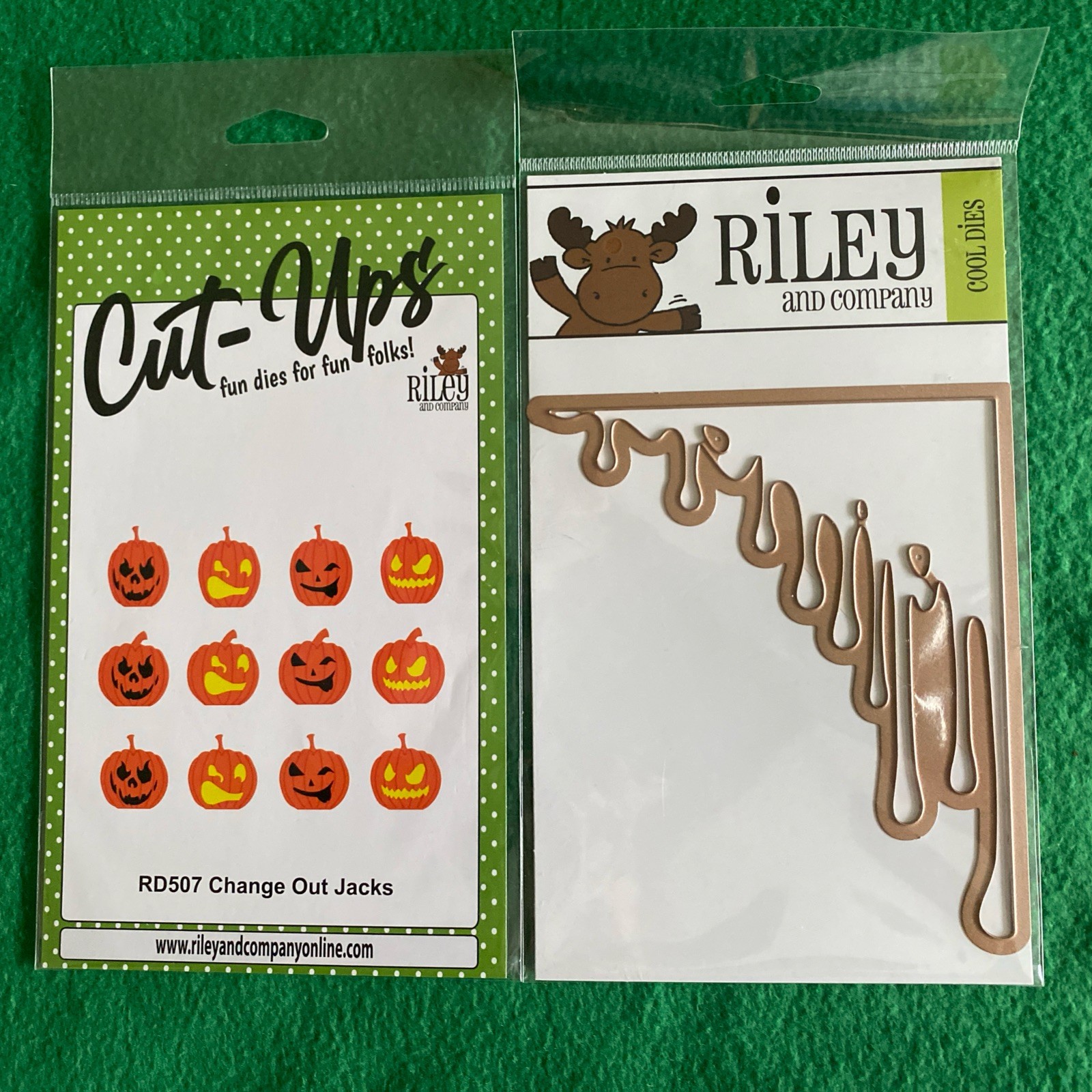 Riley and Company  CUT UPS & COOL DIES Halloween Theme