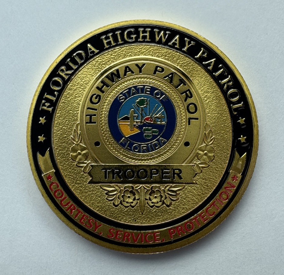 Florida Highway Patrol Challenge Coin