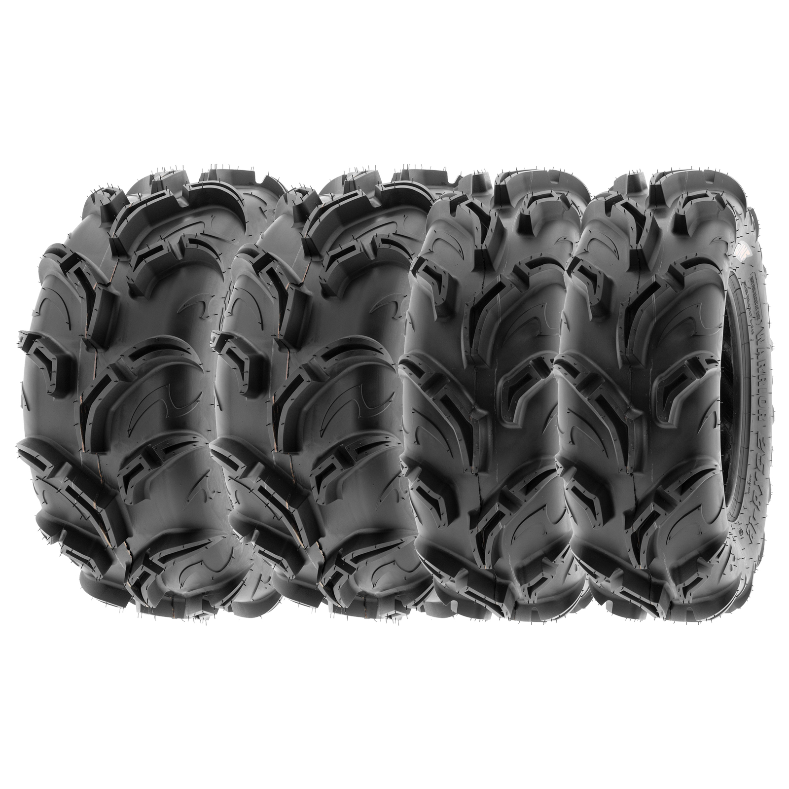SunF 27x9-12 27x11-12 Mud v-shape ATV UTV Muddy Tire 6 PR A048 - Bundle set