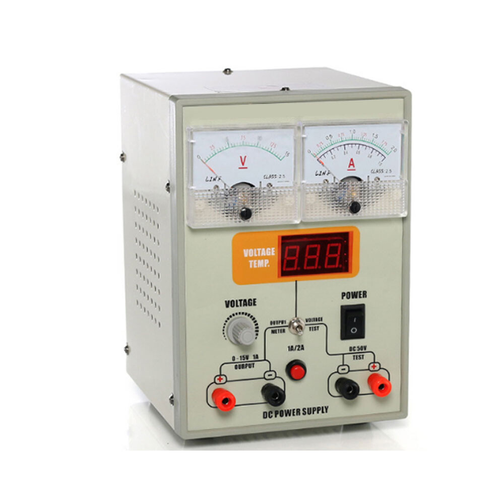 Adjustable DC Voltage Stable Power Supply 15V 2A Maintenance Workbench