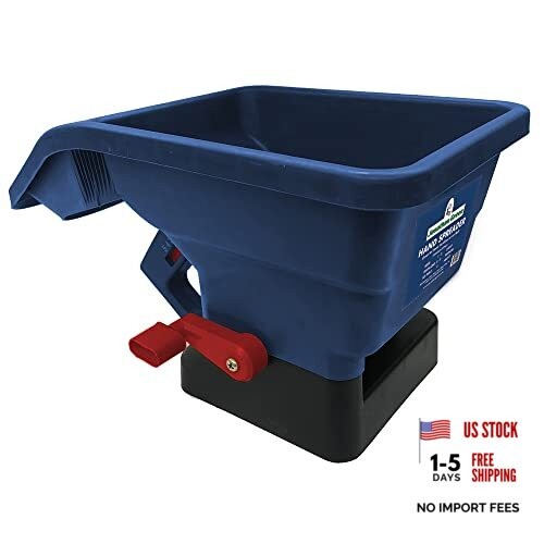 (10947) New American Lawn Hand Broadcast Spreader - Handheld Lawn No Size