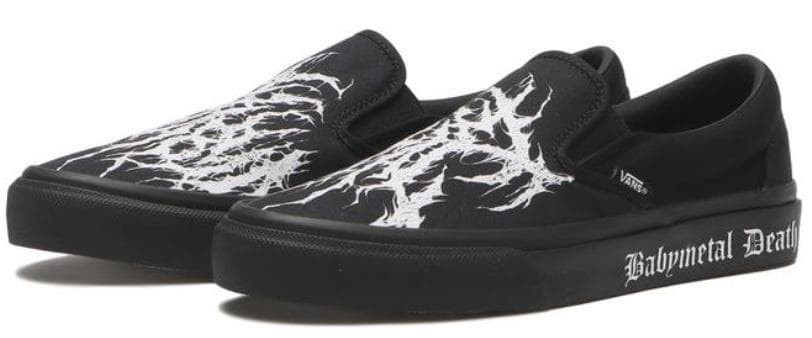 VANS × BABYMETAL Classic Slip-On Black/White Japan Exclusive NEW