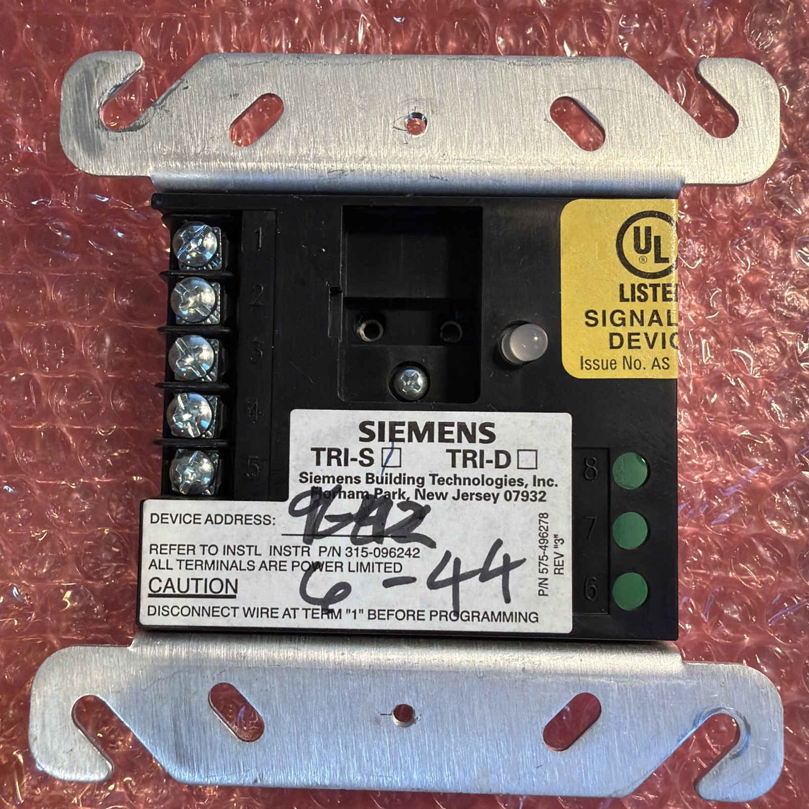 Siemens TRI-S Single Input Interface Module Free Shipping- TESTED!