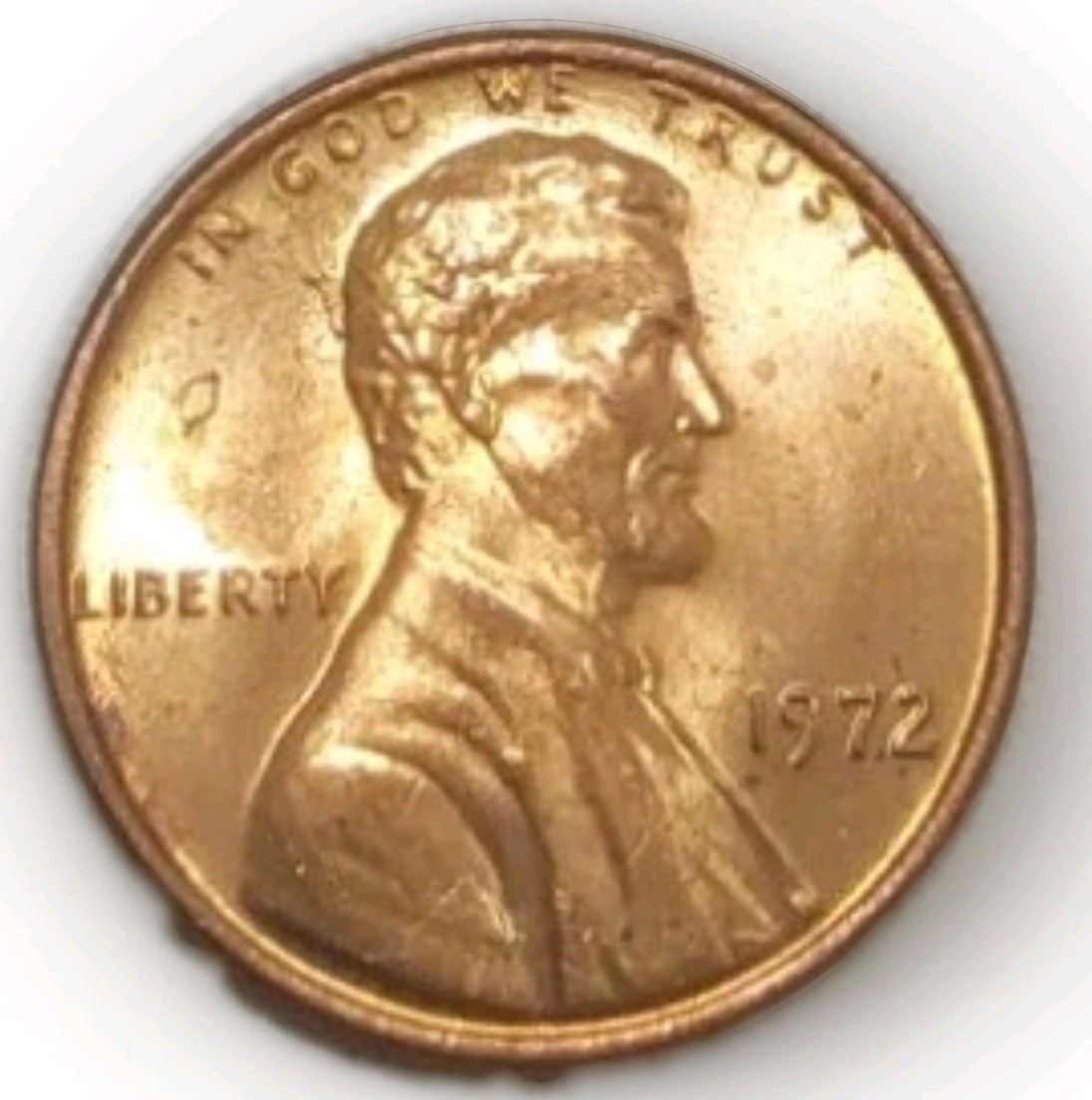 1972-P Lincoln Memorial Cent RED GEM BU UNCIRCULATED Free Post Tracking