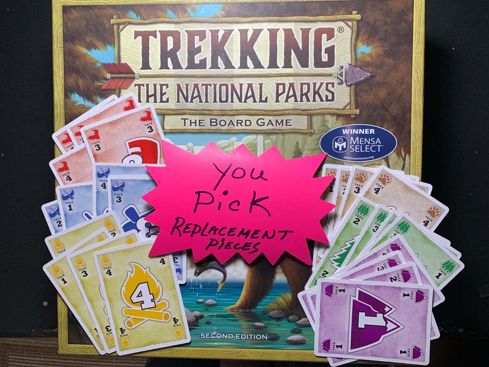 TREKKING The National Parks Game   YOU PICK   Trek Cards    2022