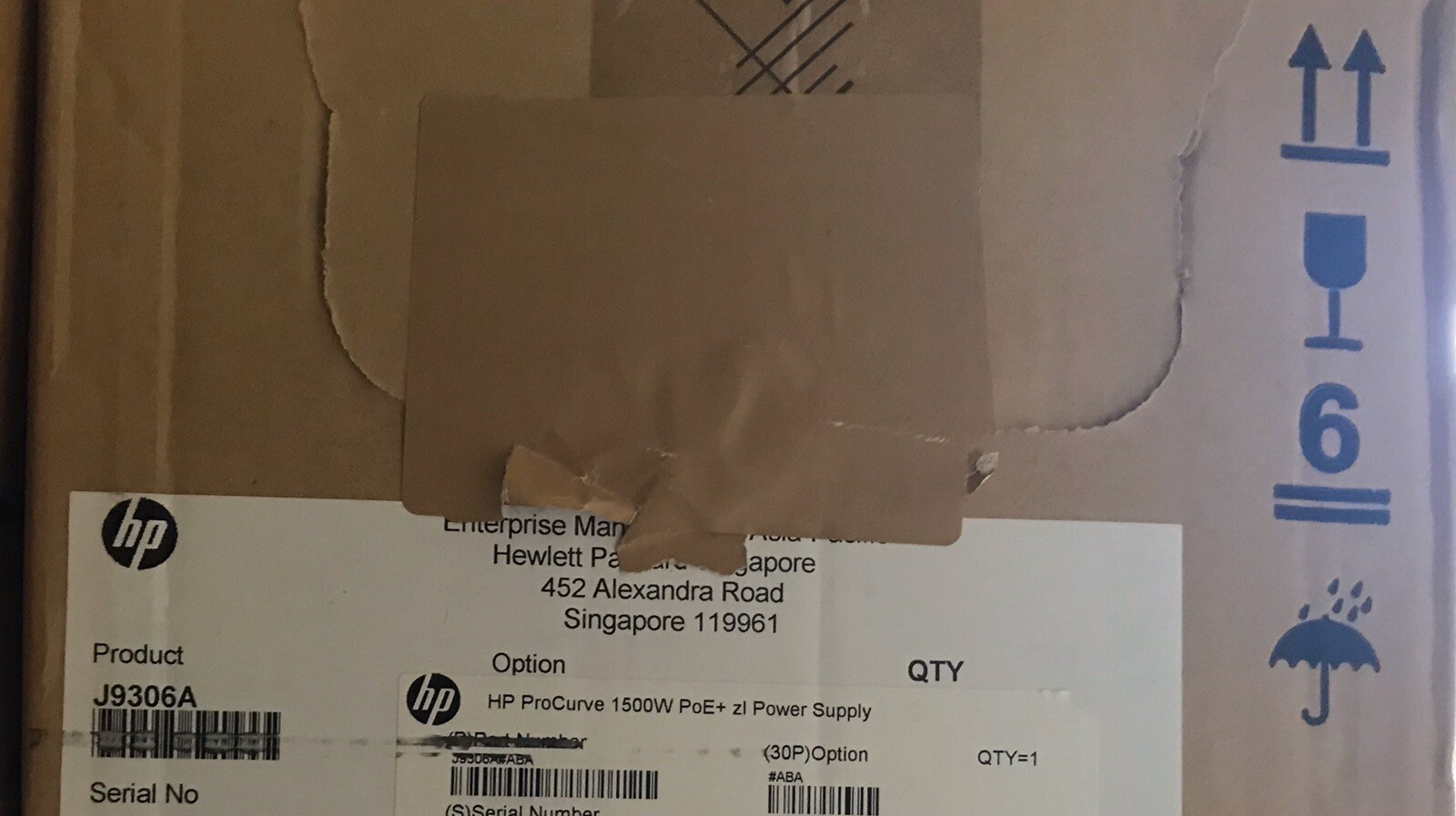 J9306A PoE+ Power Supply 5400ZL and 8200ZL Switch NEW SEAL