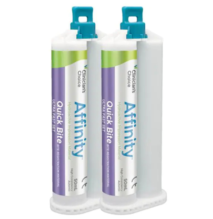 Clinicians Choice 26400 Affinity Impression Material Quick Bite Fast Set 2/Pk