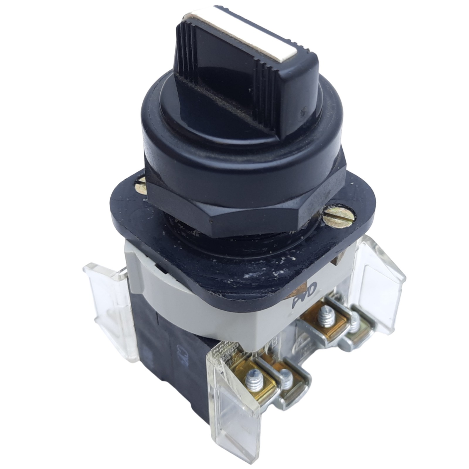 Allen Bradley 800H-JR4 Selector Switch, 3-Position Knob, 30mm, Spring Return