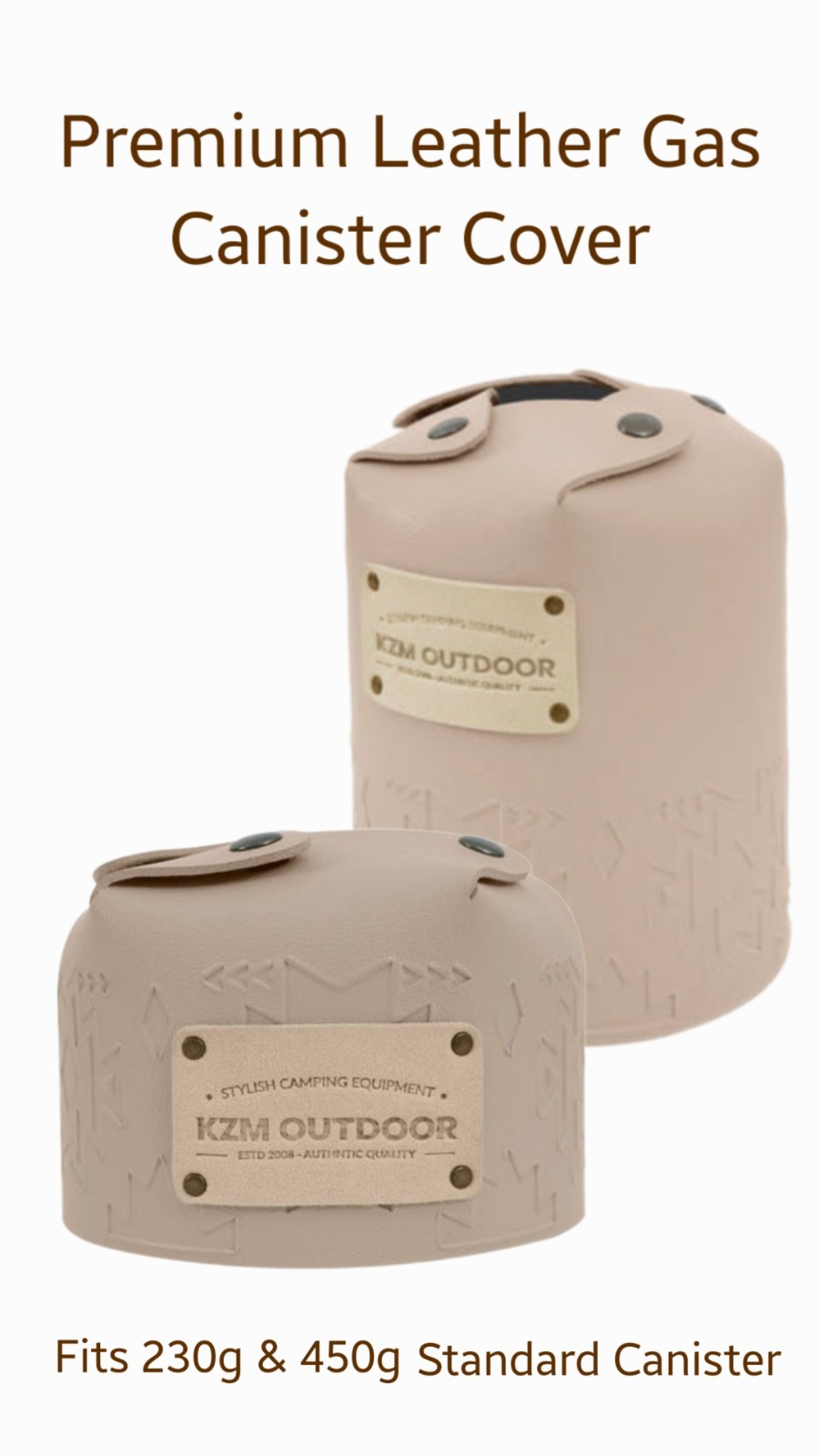 KZM Gas Canister Cover Camping Lantern Fuel Sleeve 230g 450g Korean Gear