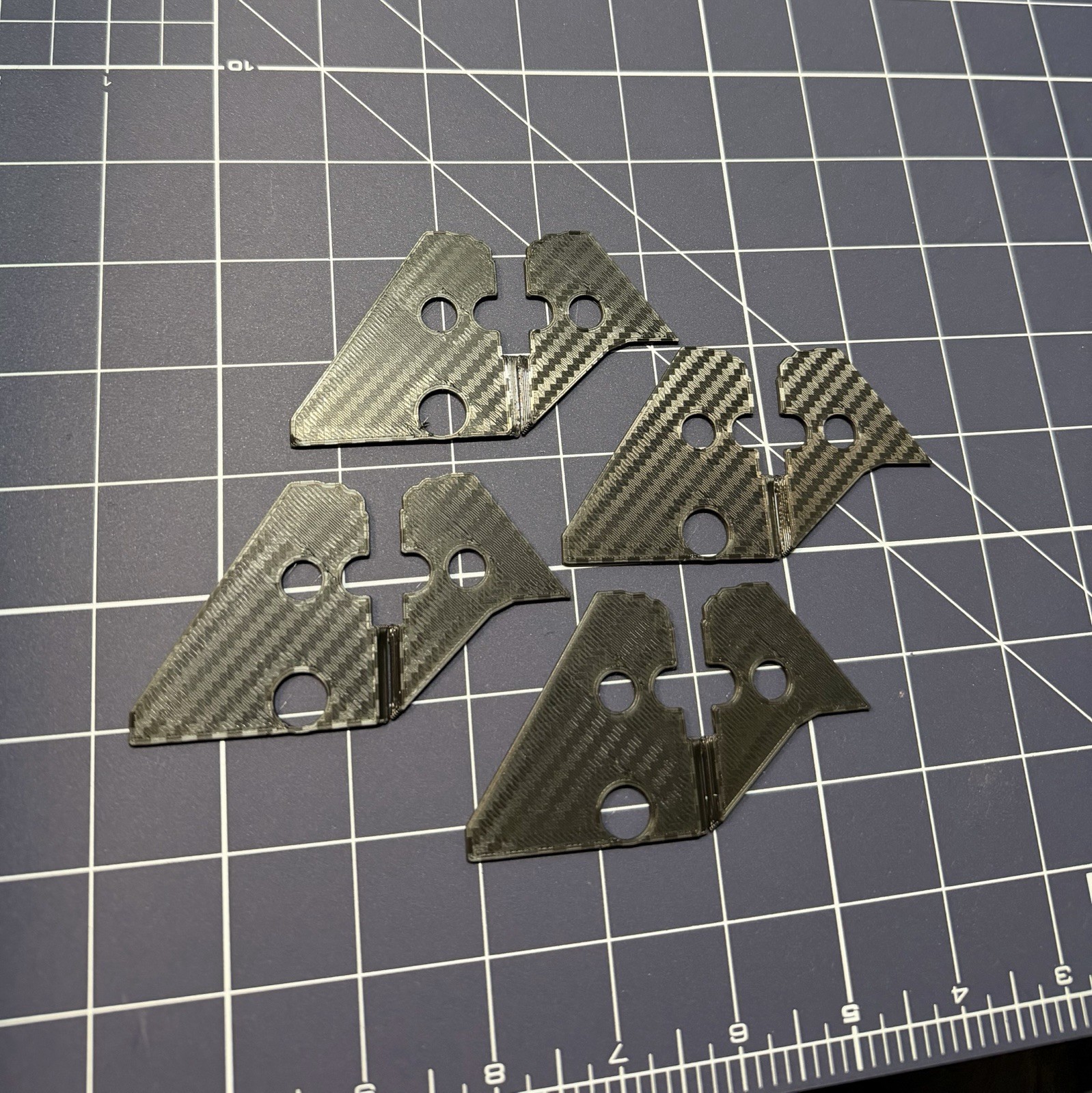Tamiya TT-02 3D Printed Stone / Pebble Frame Guards – Chassis Debris Protection