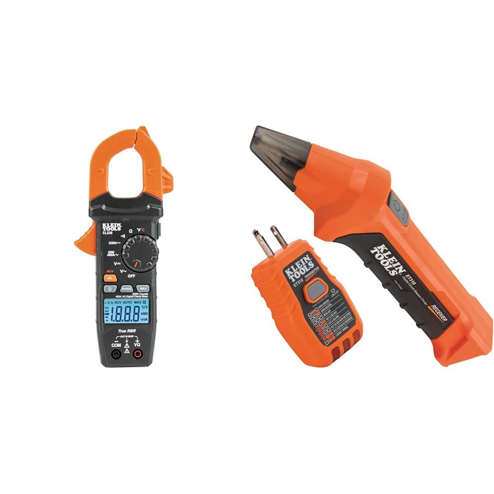 400A Digital Clamp Meter with GFCI Tester & Circuit Breaker Finder