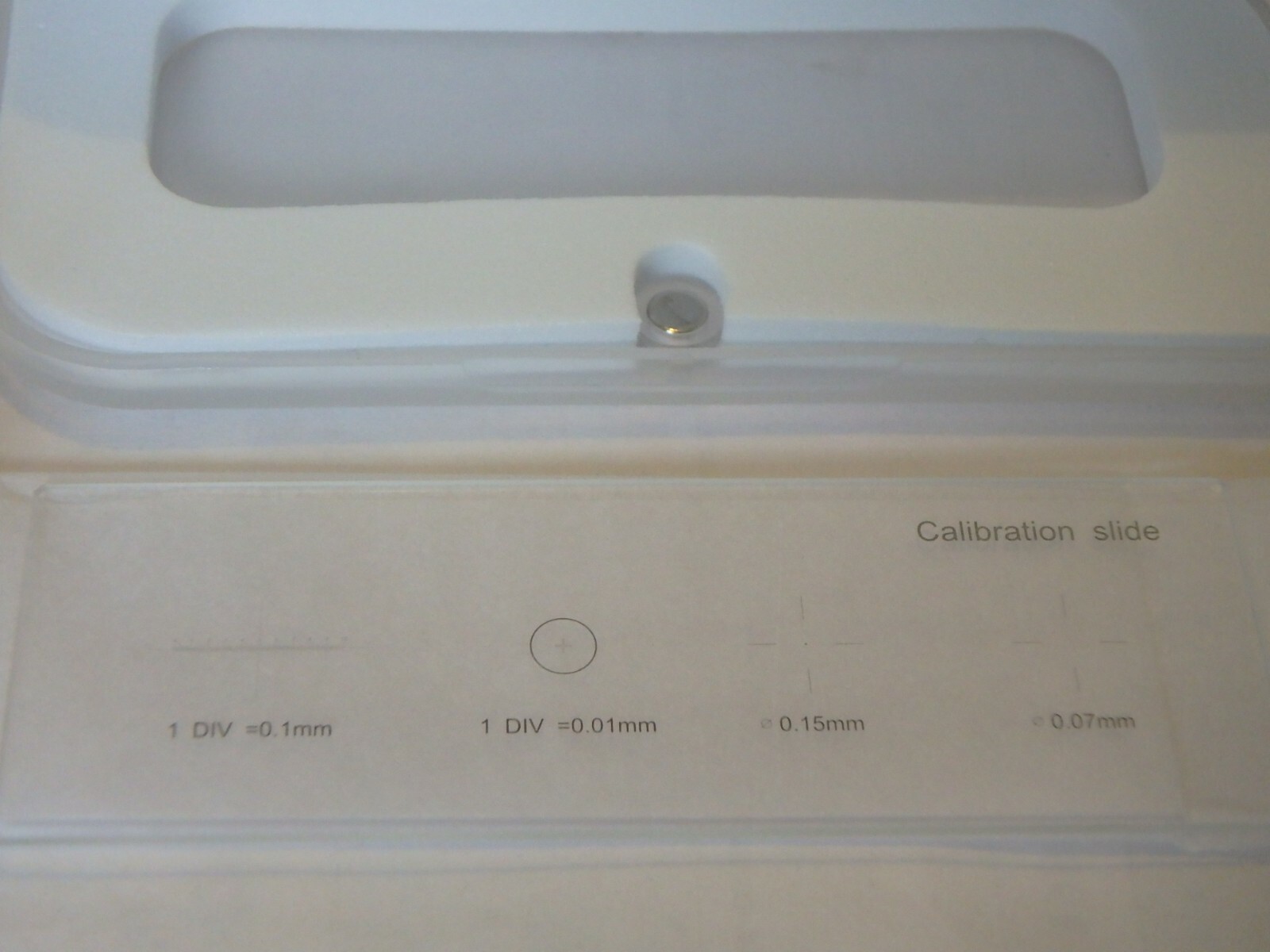NEW multi-purpose stage/slide graticule(1 inc x 3 in) for microscope Version 2