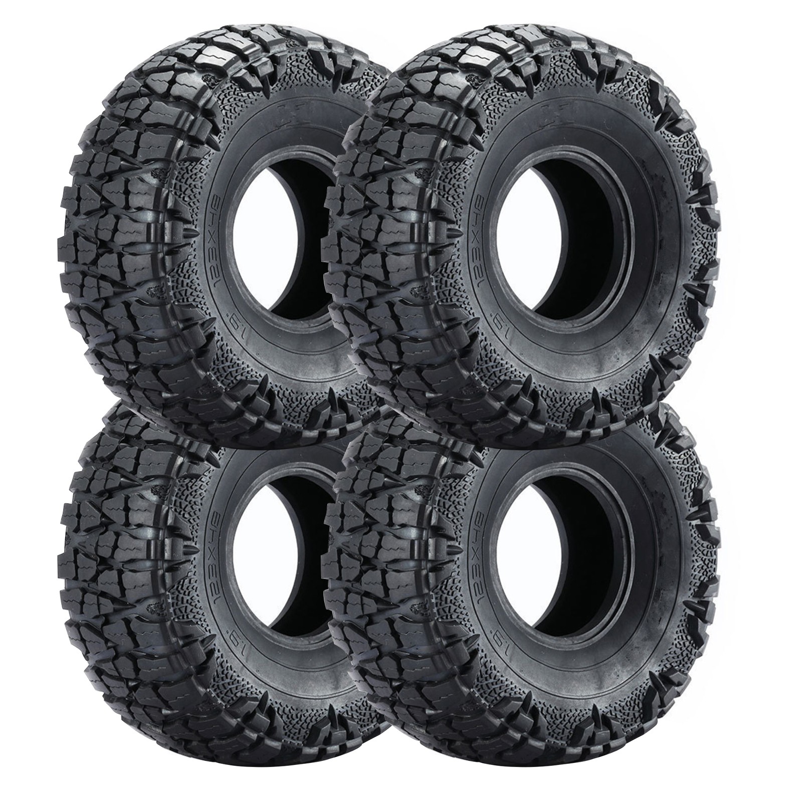 1.9" Mud Grappler Wheel Tires Tyres for Axial SCX10 90046 TRX4 GEN8 1/10 RC Car