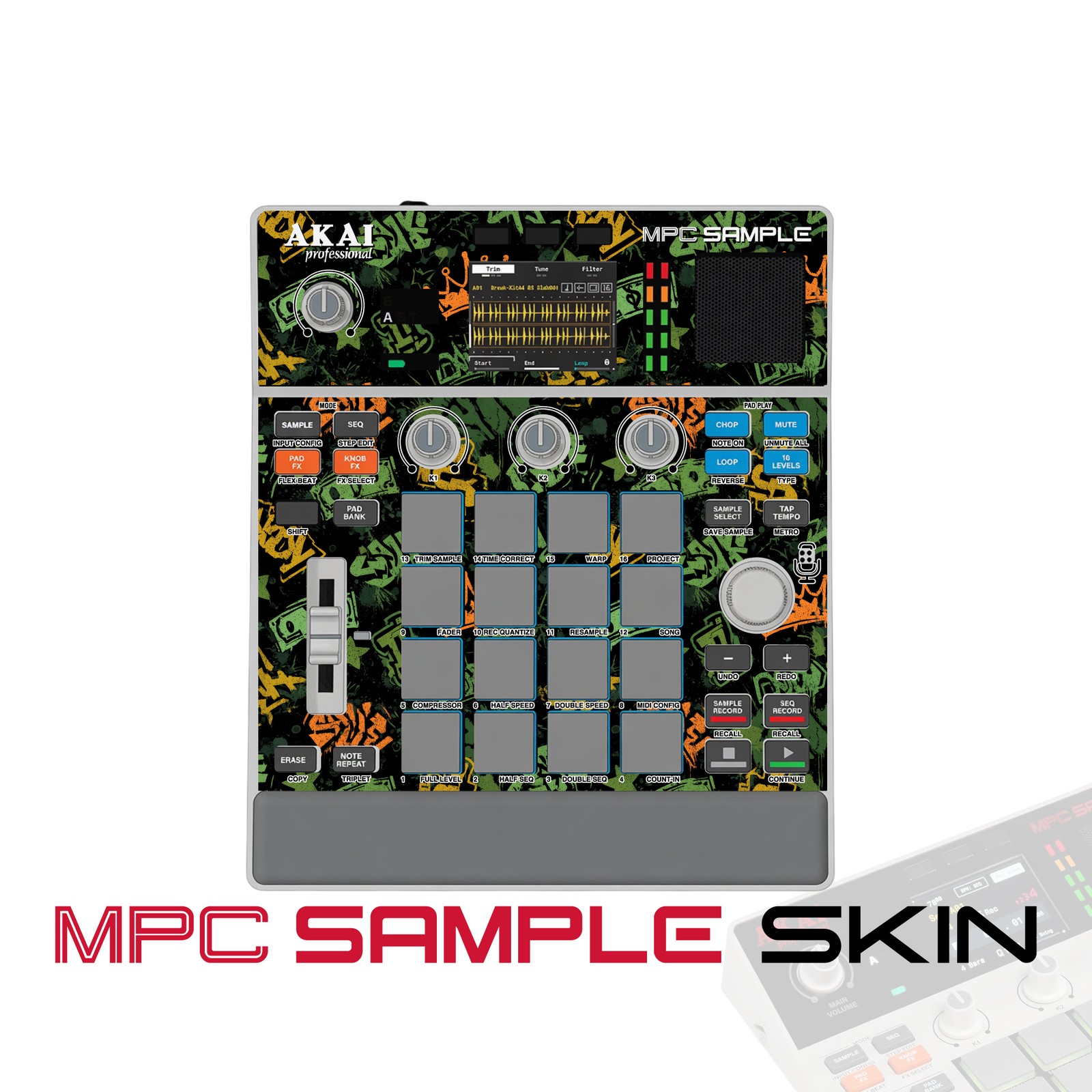 Akai MPC Sample Skin / Money Jungle Beat