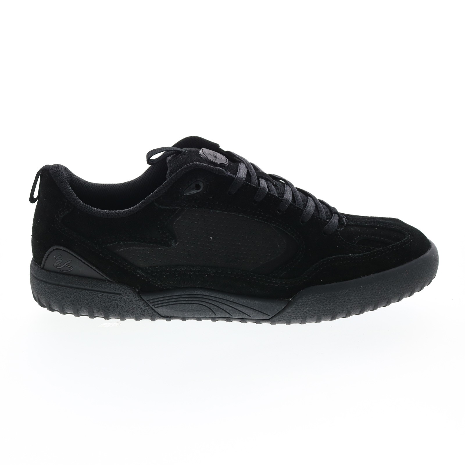 ES Quattro 5101000174003 Mens Black Suede Skate Inspired Sneakers Shoes
