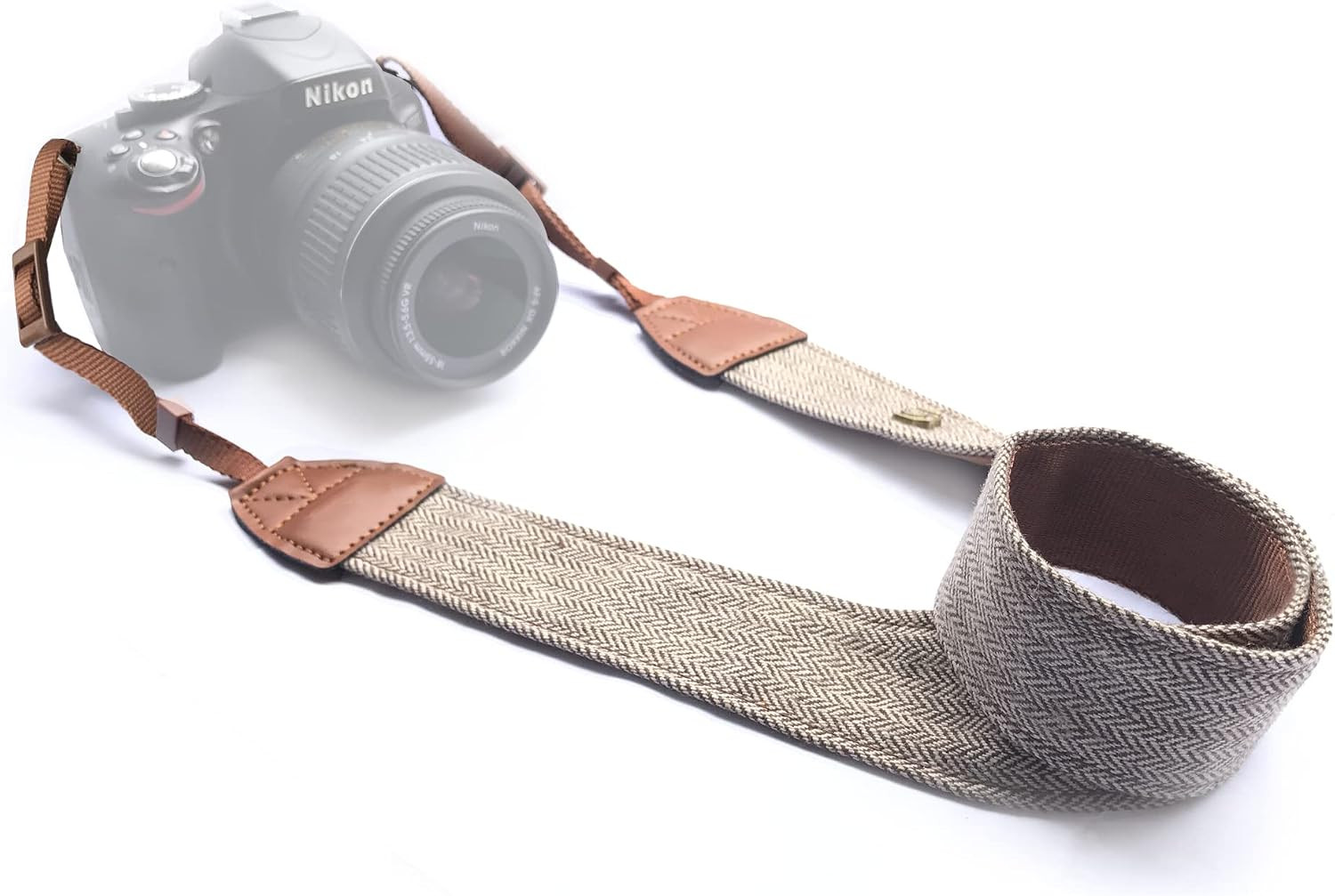 Camera Neck Shoulder Belt Strap, Vintage Soft Camera Straps for Women/Men for Al