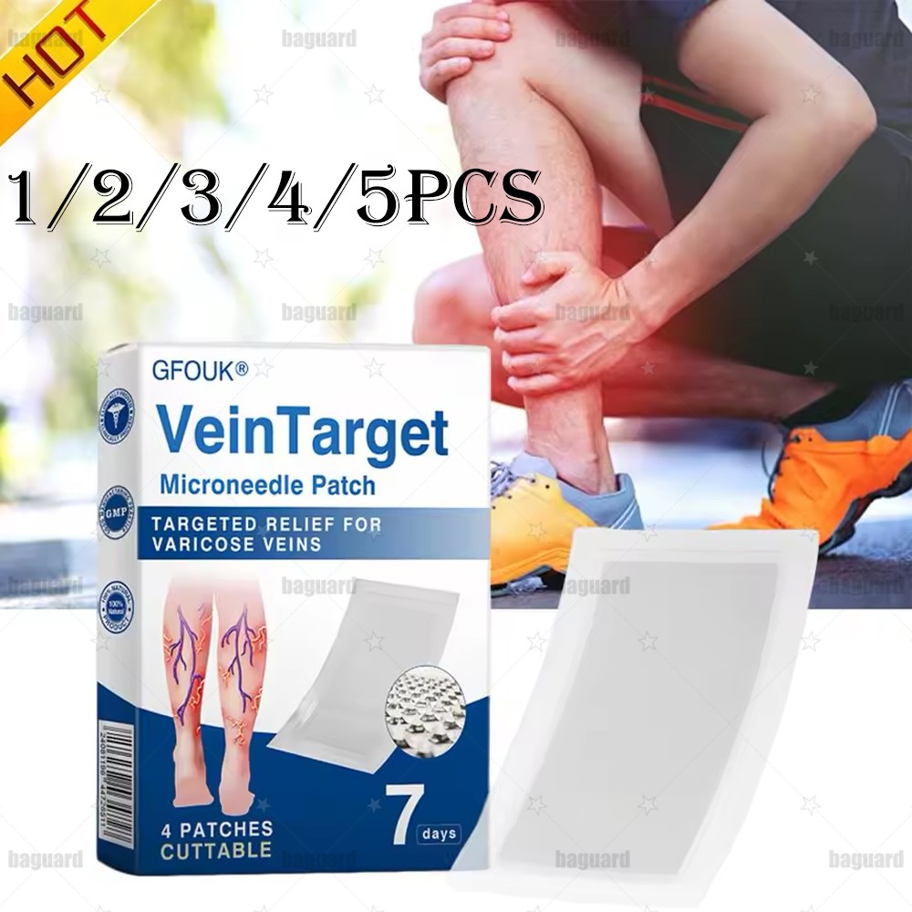1-5Pcs NEW Vein Target Microneedle Patch Natural Ingredients Leg Care Patch US