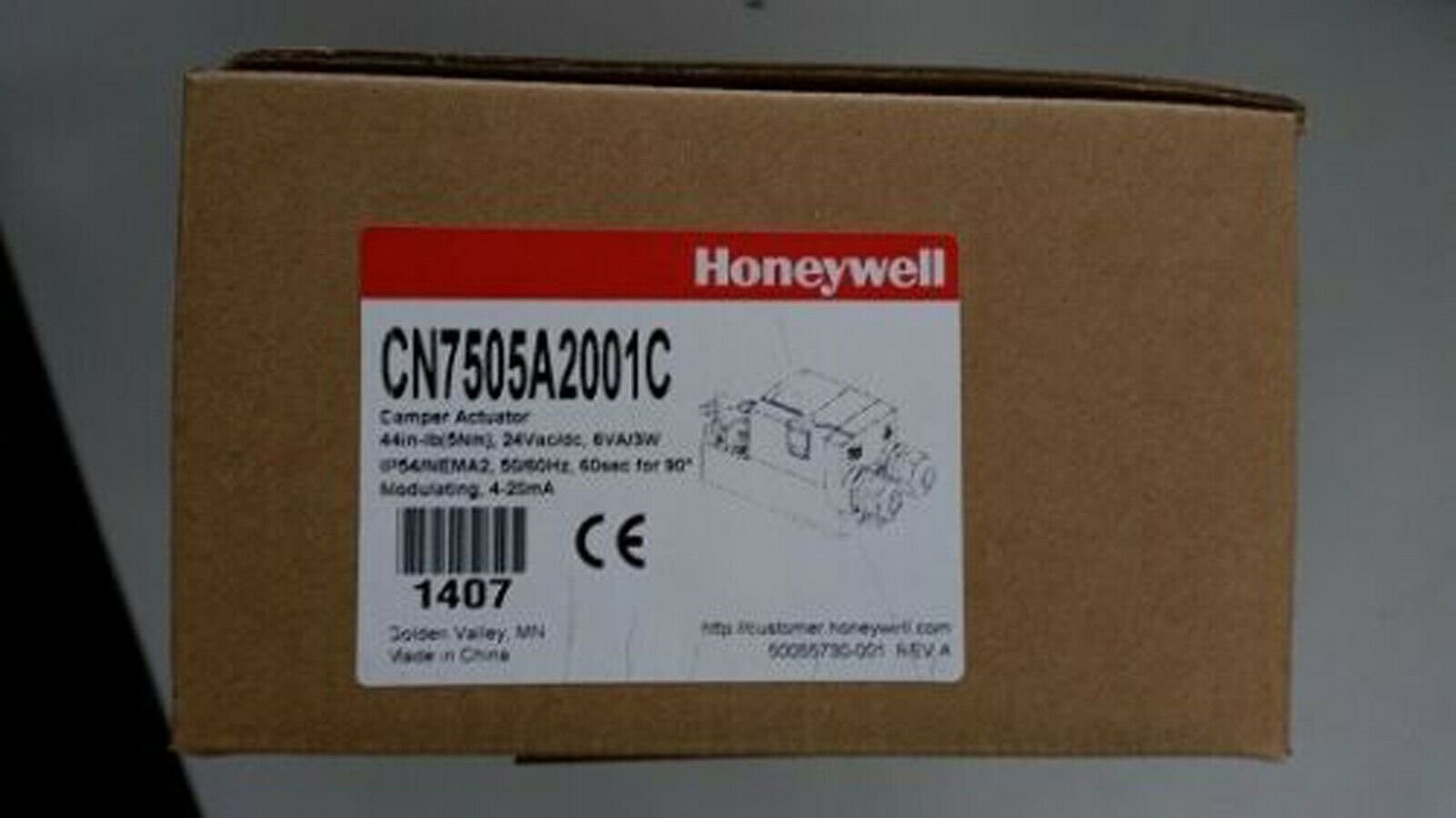 NEW 1PC FOR Honeywell Air Valve Actuator CN7505A2001C FAST SHIP