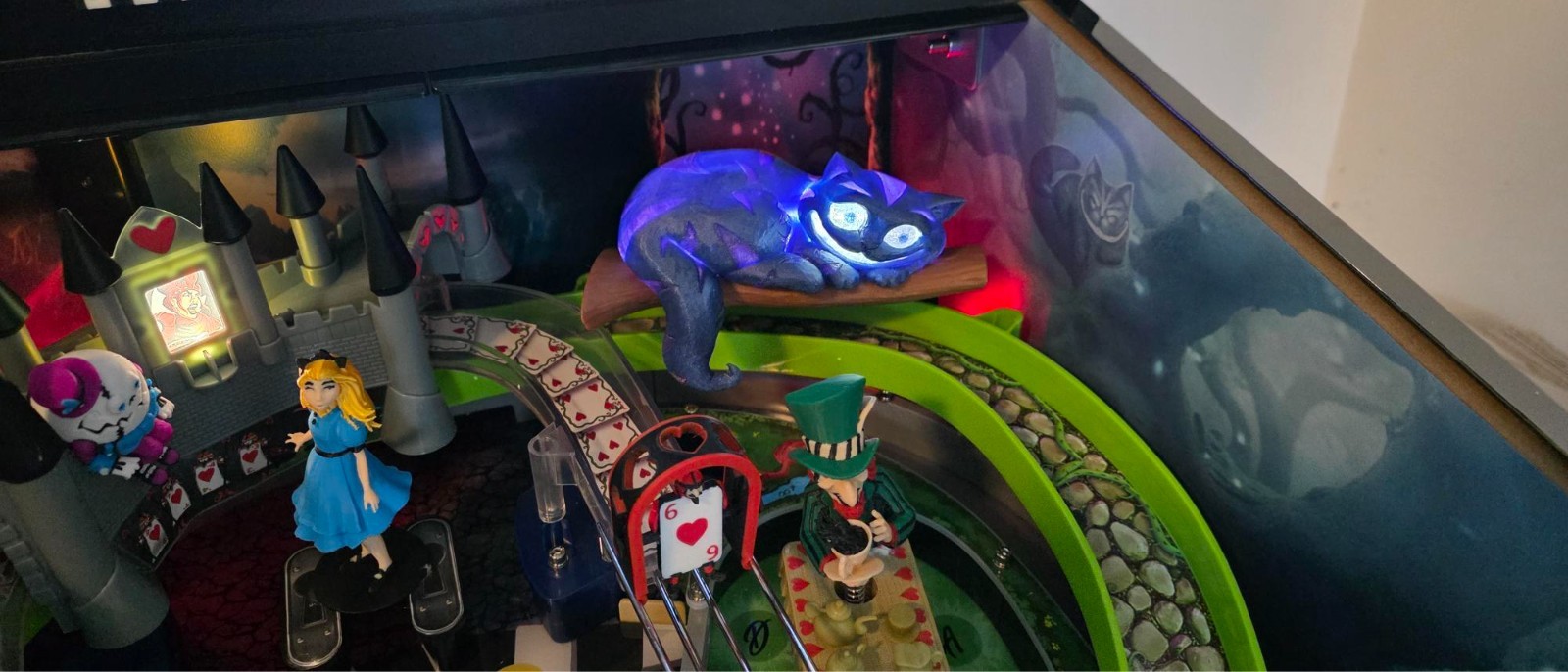 Alice Goes to Wonderland Light Up Cheshire Cat Playfield Replacement