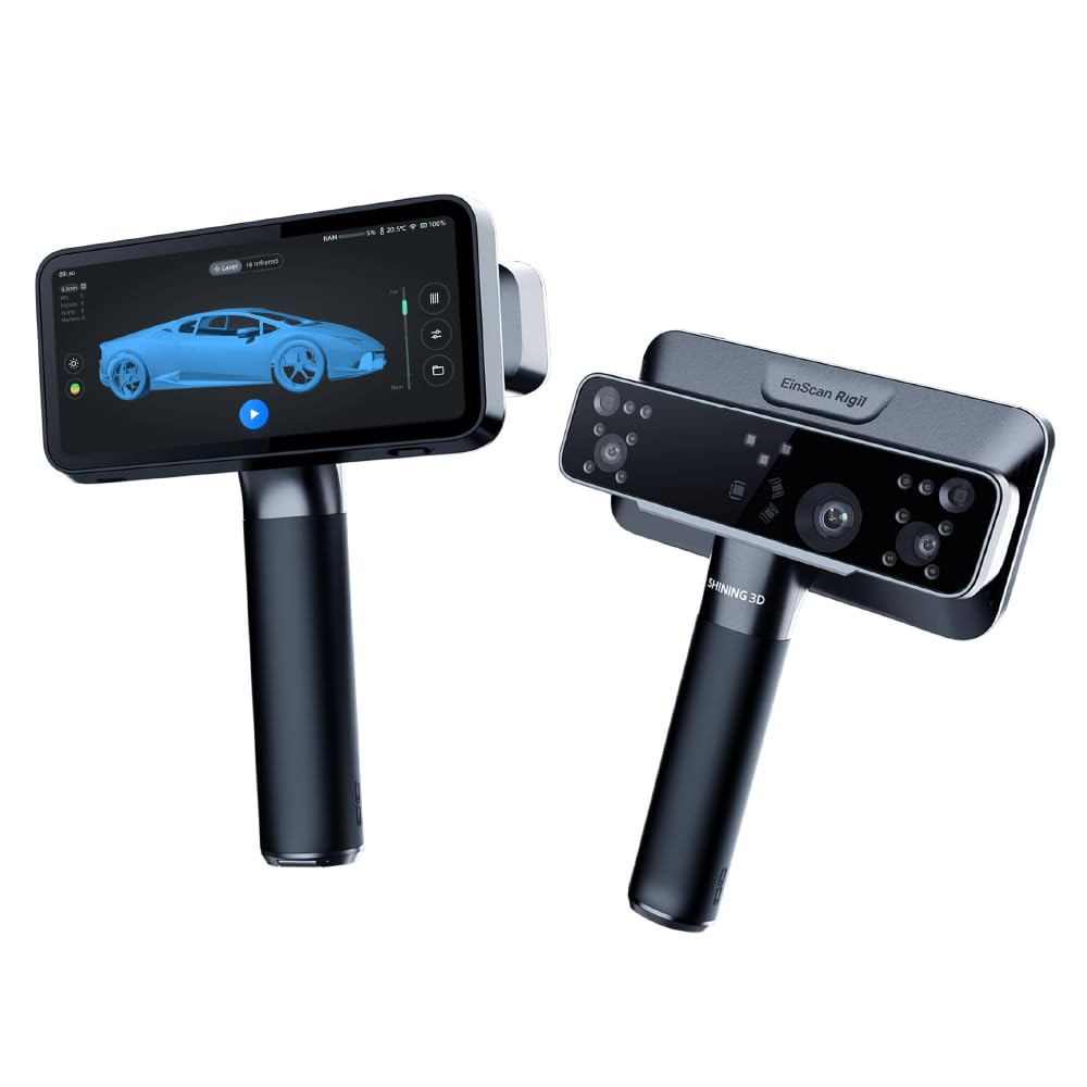 Shining 3D  Rigil 3D Scanner All-In-One Wireless 25+25 Crossed Laser Lines, 7 Pa