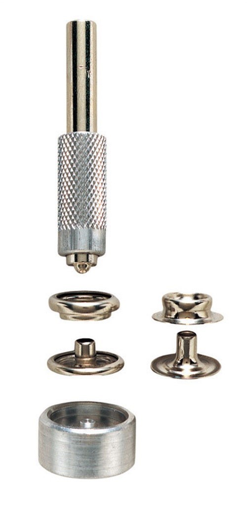 General Tools 1265 Solid Brass Screw Snap Nickel Plated Fastener Kit