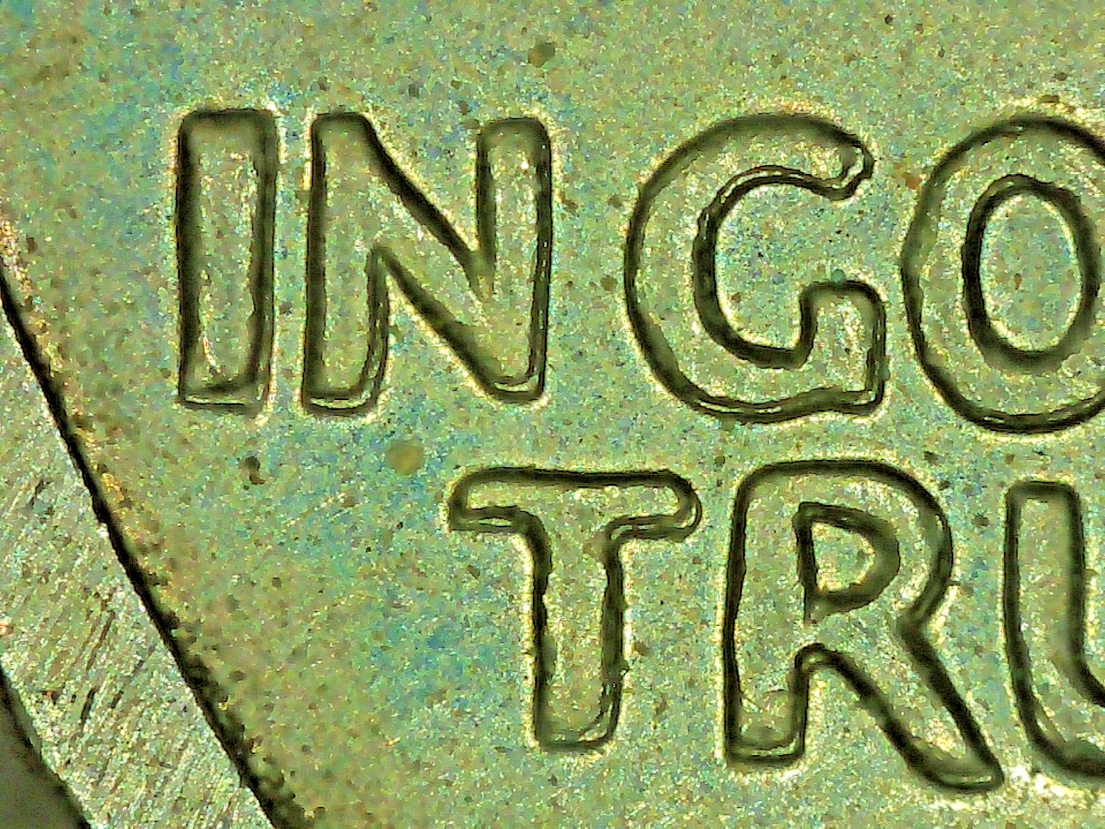 1968 s washington quarter proof DDO LIBERTY/IN GOD WE TRUST REPUNCHED