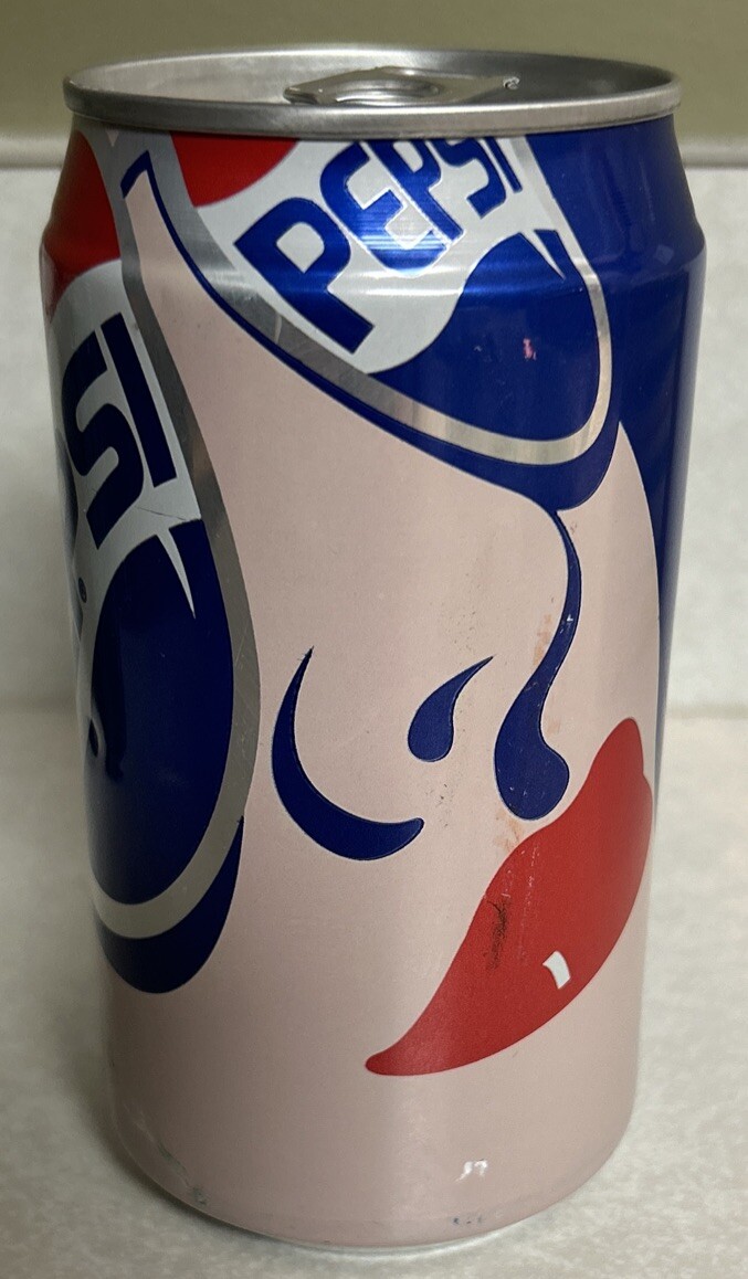 Vintage 1990 PEPSI Women In Sunglasses 12oz. Empty Aluminum Pull Tab Soda Can