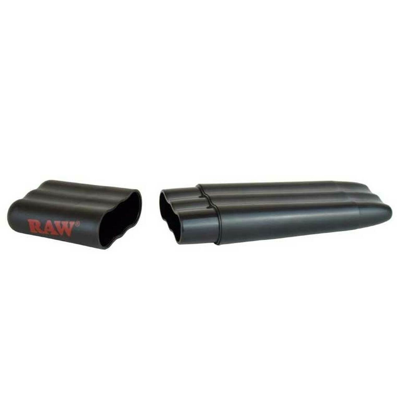 2X RAW Three Tree Triple Pre-Roll Cone Case Authentic Earth Plastic Innovation