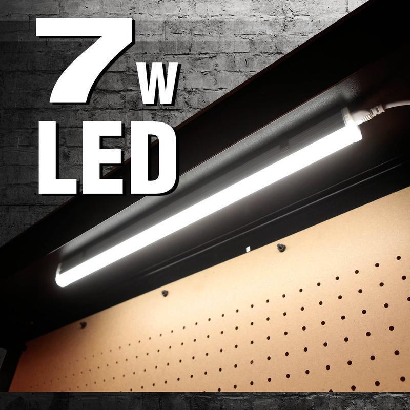48in Multi-Purpose Workbench LED Light Heavy-Duty Storage Tool Organizer New