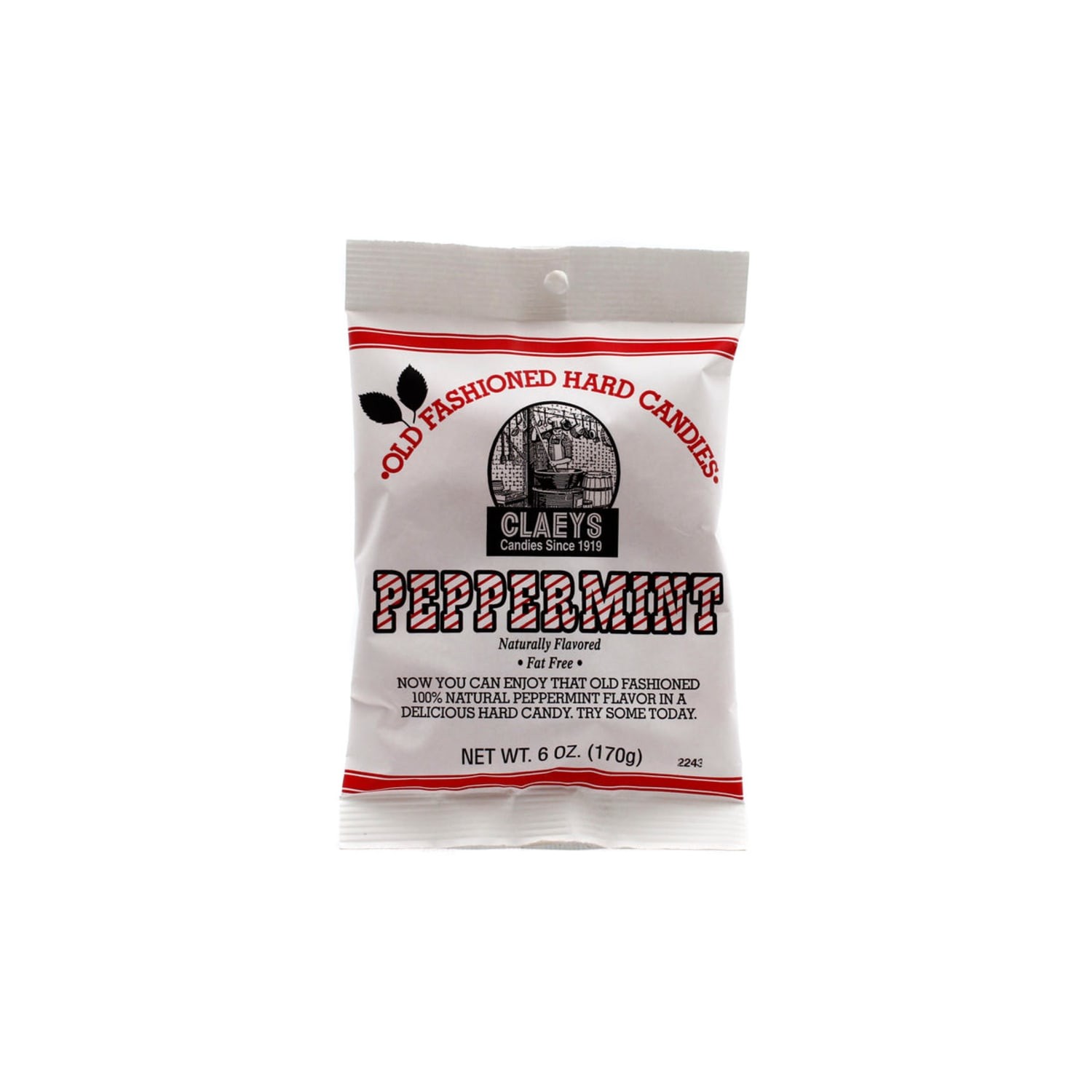Claeys Sugared Hard Candy Peppermint