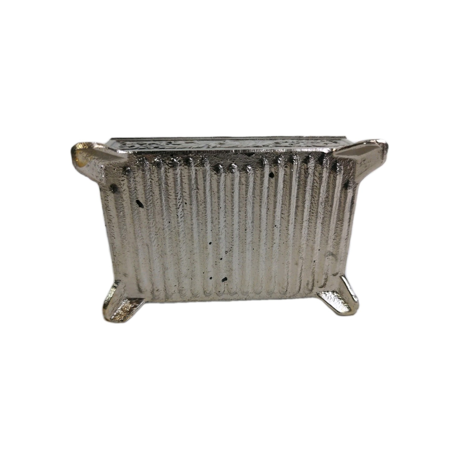 Silver Trinket Box Washington D.C Red Lining VTG