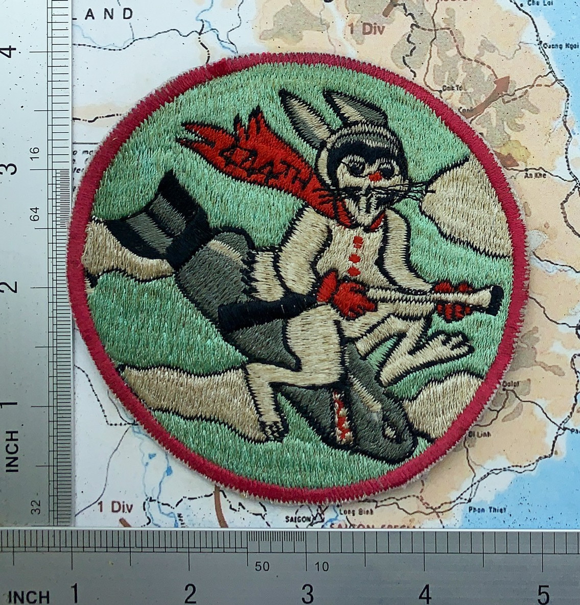 Patch , 444th Bombardment Squadron patch , t12-399