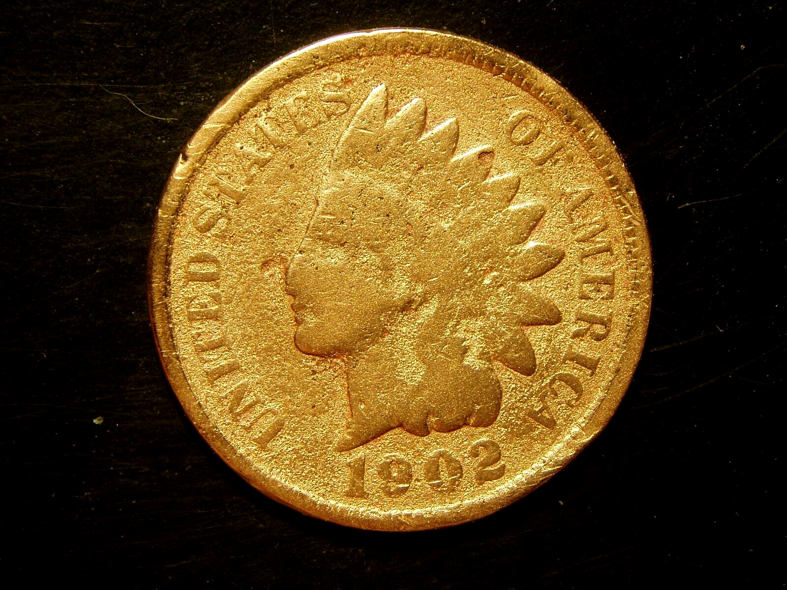 1902  CLEANED  INDIAN HEAD CENT #11