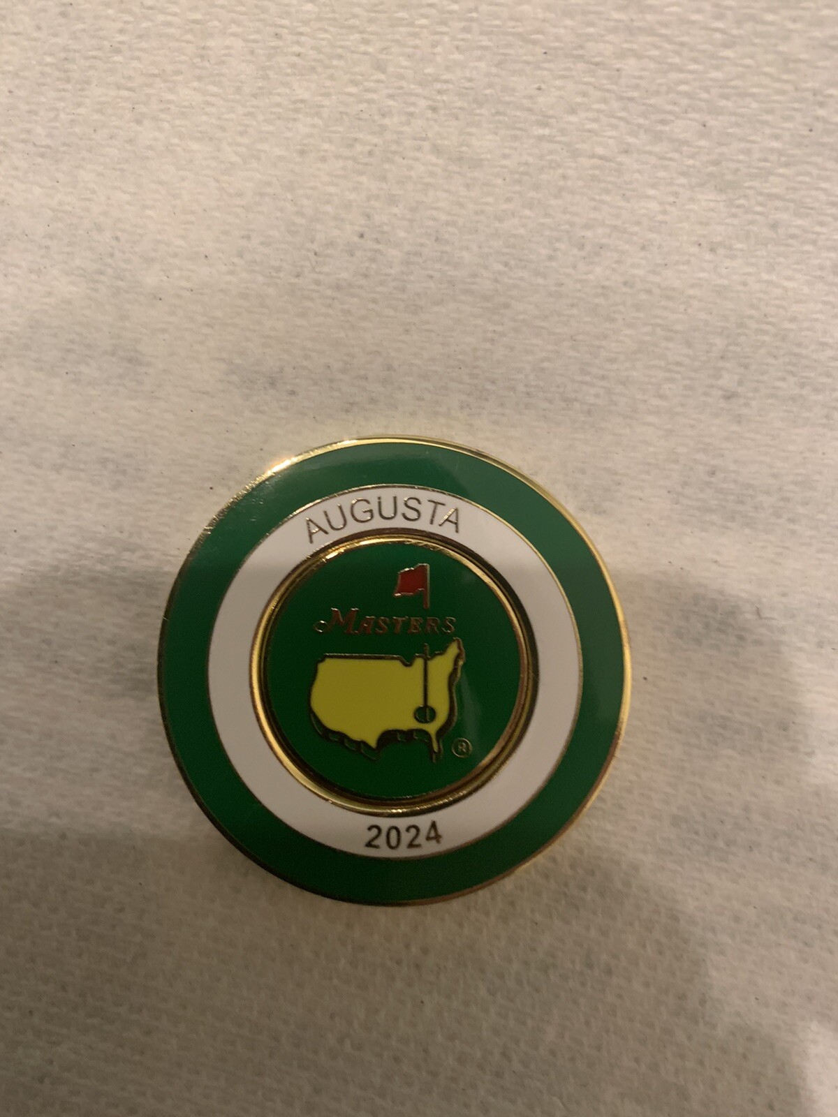Masters Tournament Golf Ball Marker.  2024