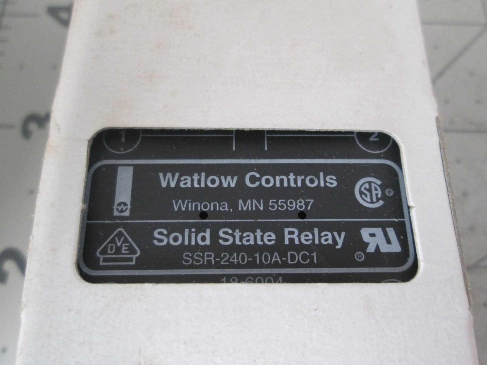 Watlow, SSR-240-10A-DC1, Solid State Relay, New