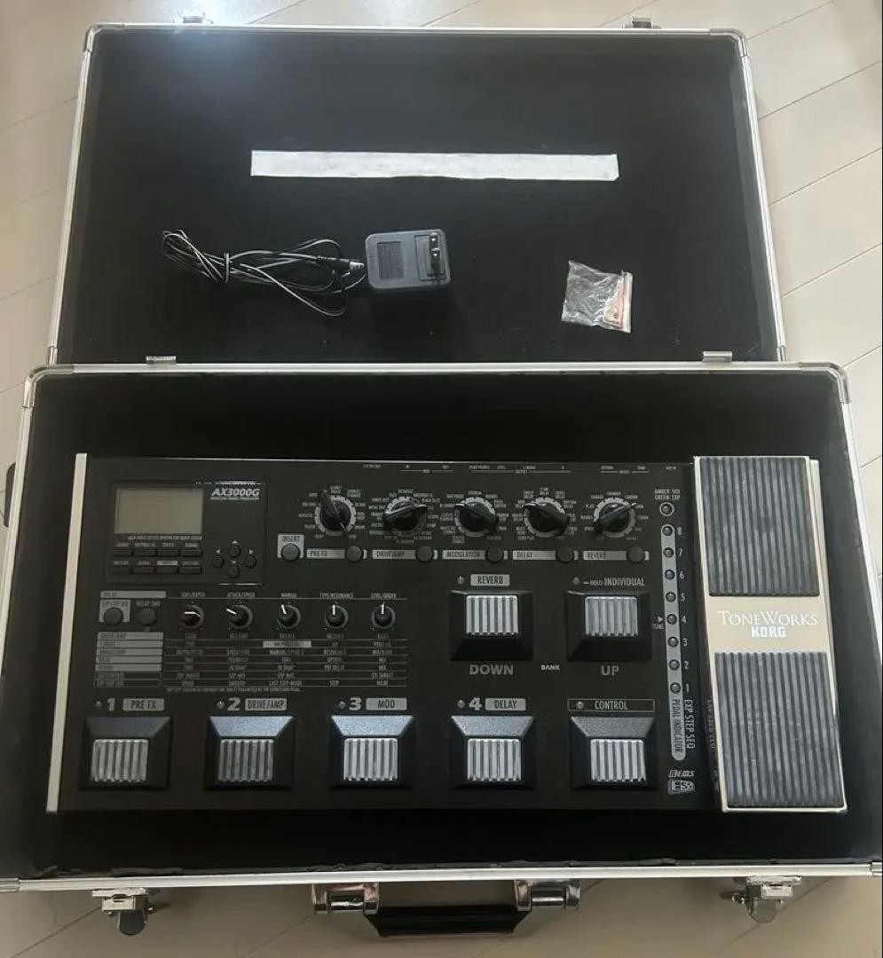KORG A3200G Bass Effects Pedal Multi-Function Modulation Reverb Used