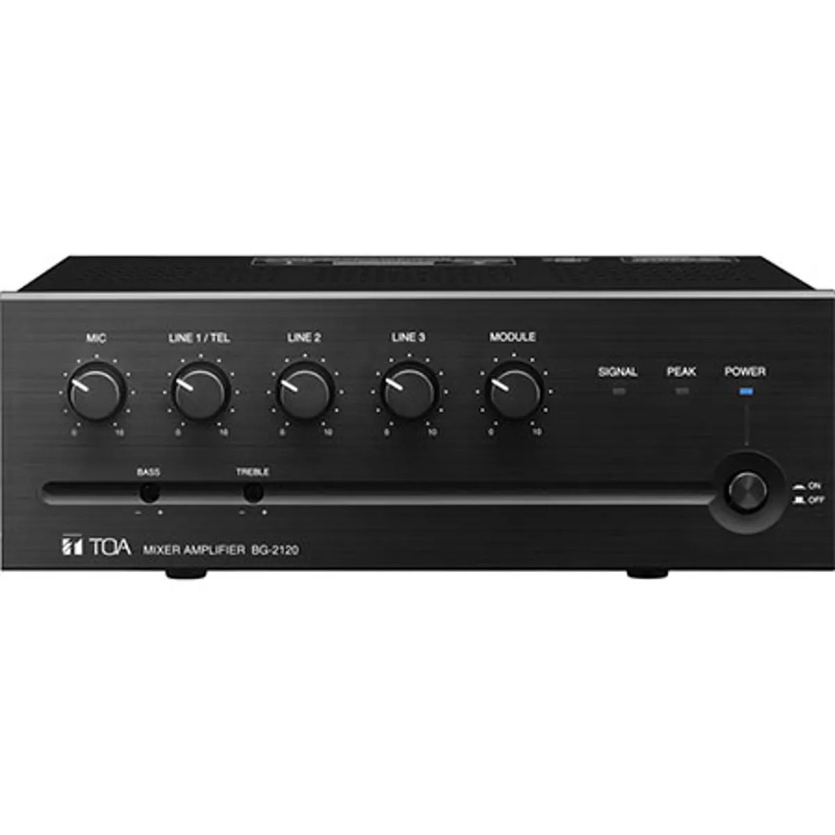 TOA Electronics BG-2120 CU 120W 5 Channel Mixer Amplifier - SKU#2045850