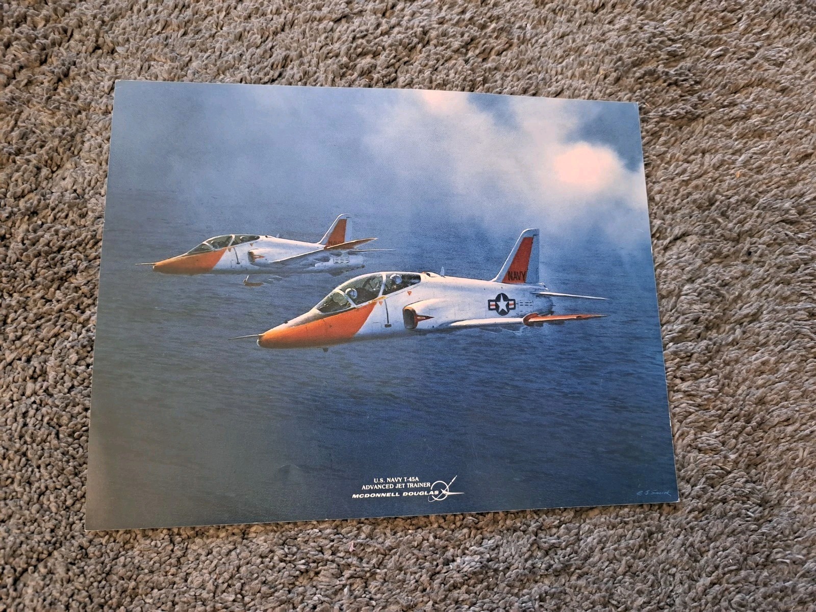 Lot of 18 McDonnell Douglas Airplane Photos Prints Information Cards