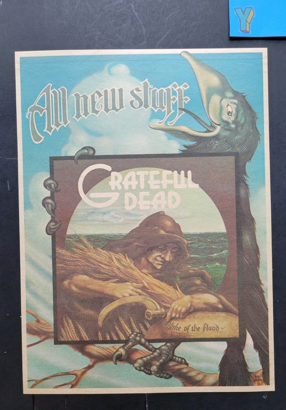 Grateful Dead Wake Of The Flood Album Promo Print Advertisement 1973
