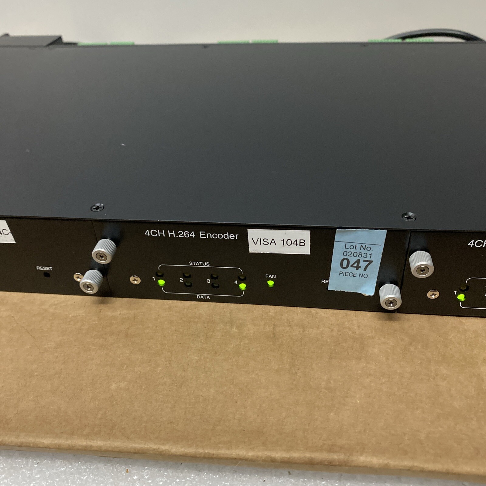 AMAG Visualizer 12 Channel 1U Modular Video Encoder EN-7912-A