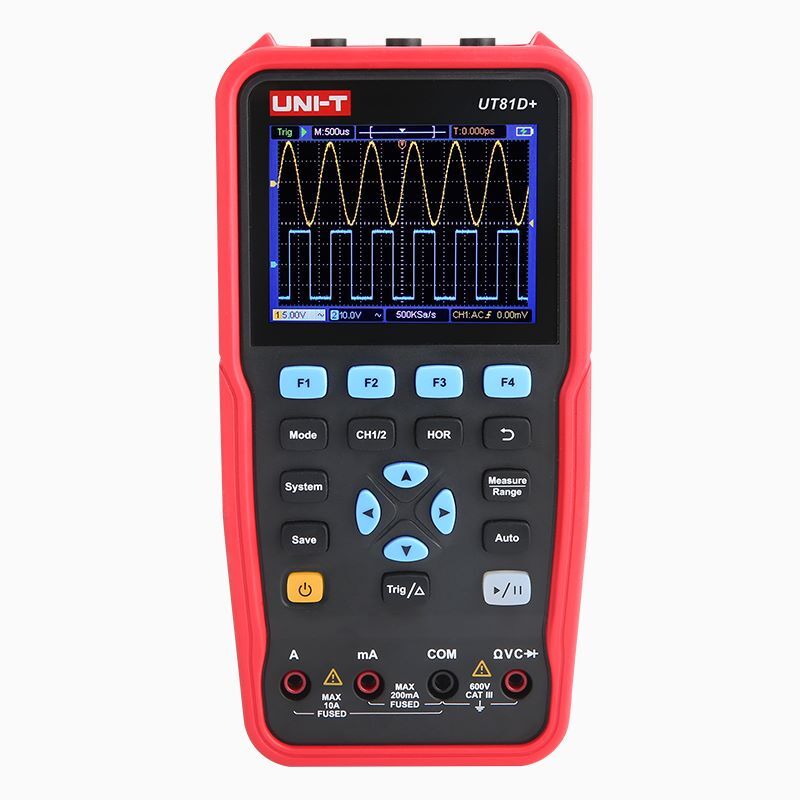 UNI-T UT81D+ Handheld Signal Generator Oscilloscope 4 1/2 Multimeter 2CH 100MHz SC