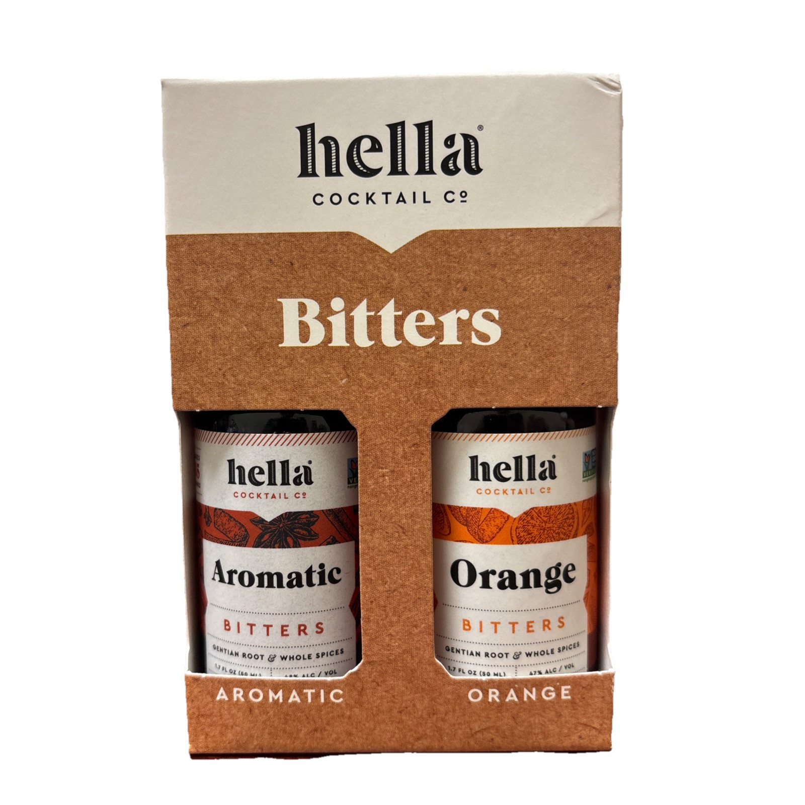 Bar Bitters Set Hella Cocktail Co 2 Pack Orange and Aromatic NEW Sealed