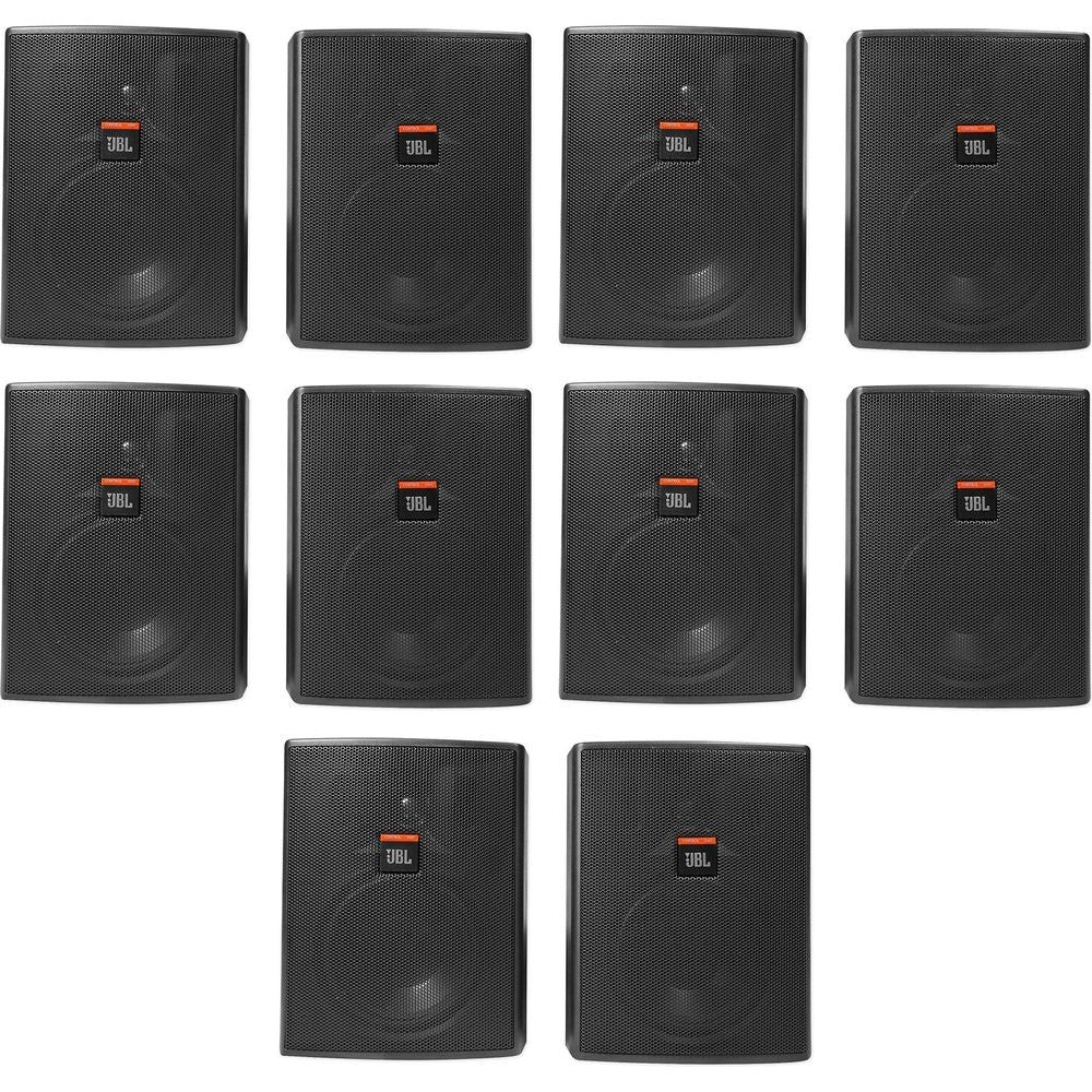 (10) JBL Pro CONTROL 25AV 5.25" 60 Watt 70v Indoor/Outdoor Commercial Speakers